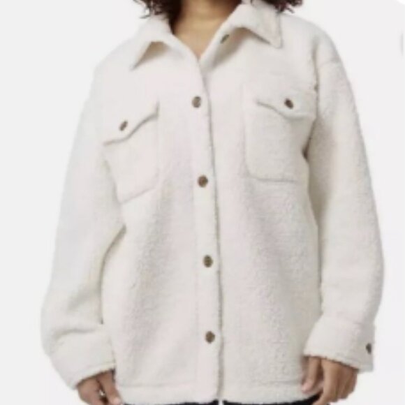 NWT 32 Degrees Heat Sherpa “Shacket” Tan/Cream – XL/XXL - Picture 5 of 14